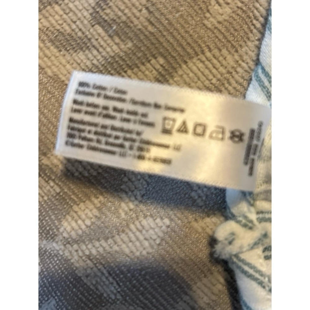 Modern Moments by Gerber Baby Girl Blue Striped Cotton Flutter Dress 18M (B1) - Picture 7 of 10